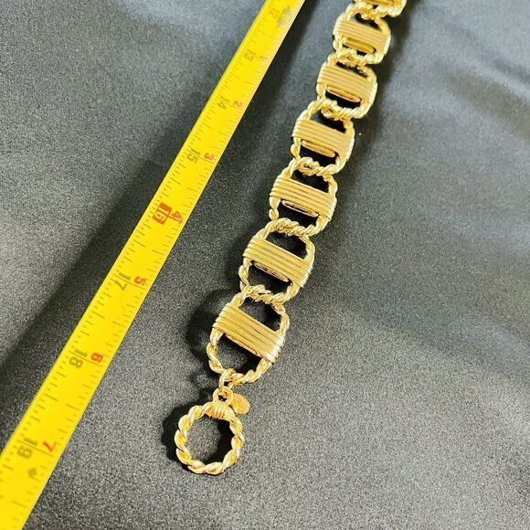 Vintage CIRO Bold Gold Plate Chunky Luxury Choker Necklace Wide Heavy 145gr 1343 - Picture 15 of 16